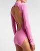 Versace Versace Logo cotton-blend jersey bodysuit - 5