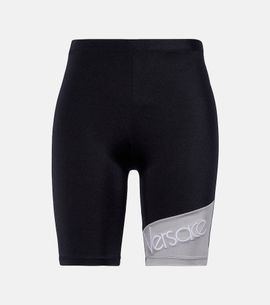 Versace Versace Logo embroidered biker shorts