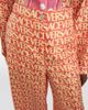 Versace Versace Logo wide-leg silk pants - 4