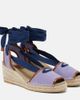 Versace Versace Lola suede espadrille wedges - 1