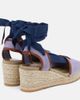 Versace Versace Lola suede espadrille wedges - 3