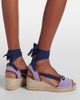 Versace Versace Lola suede espadrille wedges - 6