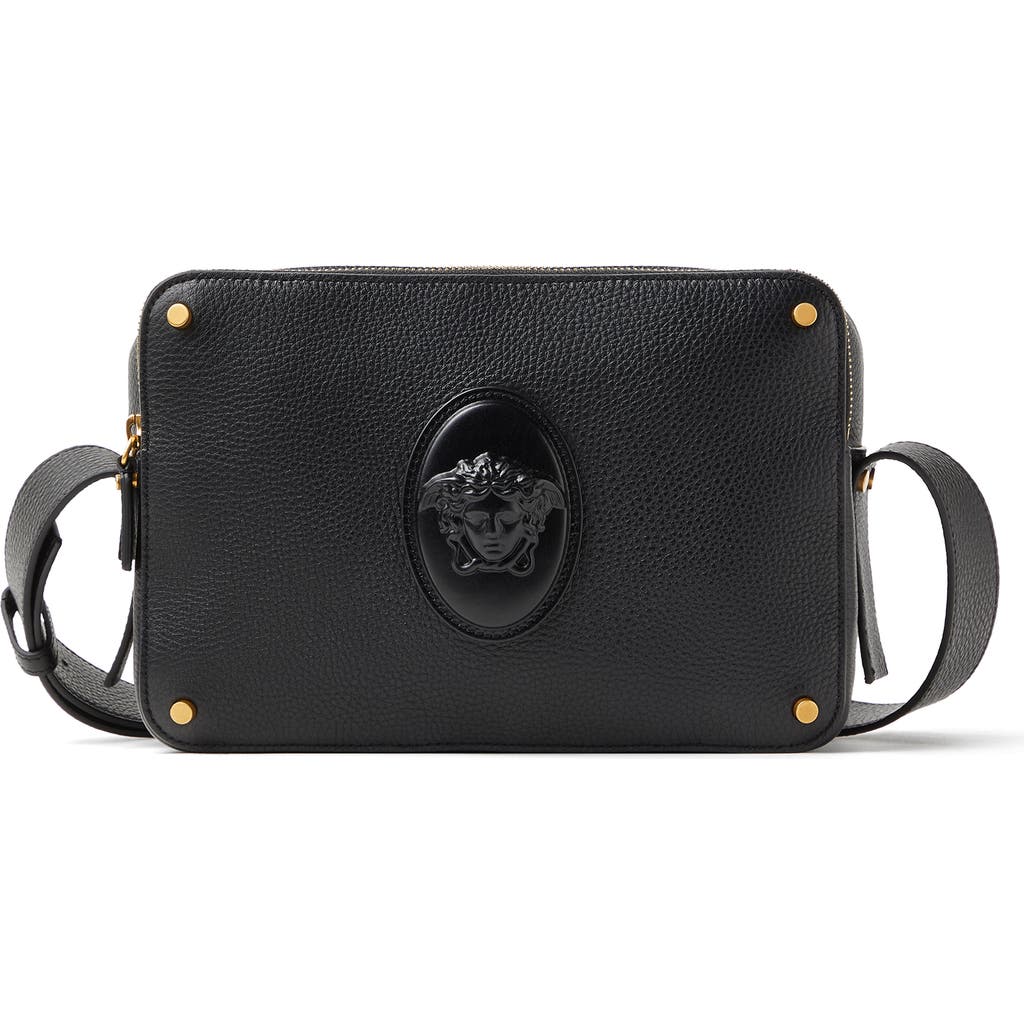 Versace Versace Lou Leather Crossbody Bag