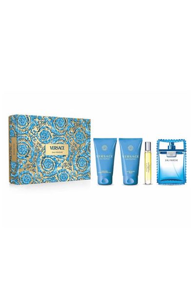 Versace Versace Man Eau Fraîche Eau de Toilette 4-Piece Gift Set $196 Value 