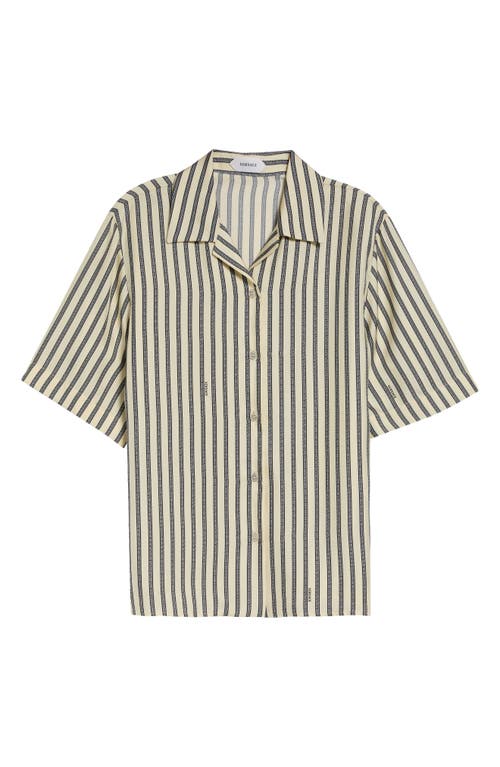 Versace Versace Meandros Silk Twill Camp Shirt