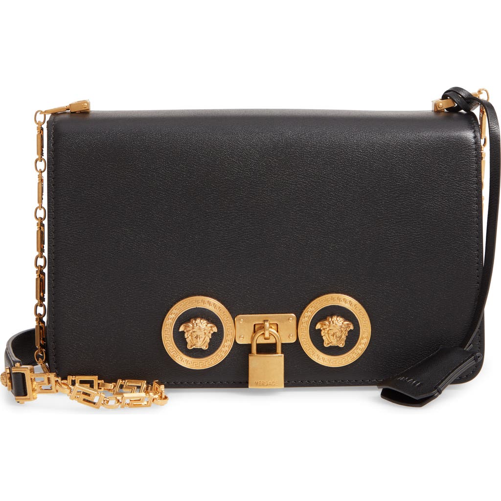 Versace Versace Medium Icon Leather Shoulder Bag