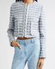 Versace Versace Medusa '95 Windowpane Tweed Crop Jacket - 1