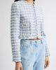 Versace Versace Medusa '95 Windowpane Tweed Crop Jacket - 5