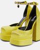 Versace Versace Medusa Aevitas embellished platform pumps - 5
