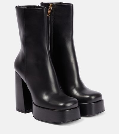 Versace Versace Medusa Aevitas leather platform boots