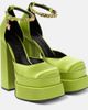 Versace Versace Medusa Aevitas satin platform pumps - 1