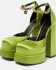 Versace Versace Medusa Aevitas satin platform pumps - 5