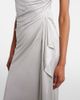 Versace Versace Medusa draped jersey cocktail dress - 4