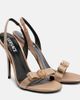 Versace Versace Medusa embellished satin sandals - 1