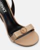 Versace Versace Medusa embellished satin sandals - 6