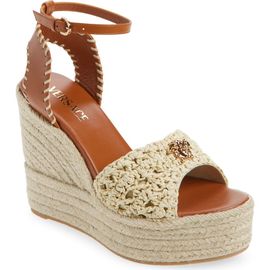 Versace Versace Medusa Espadrille Wedge Sandal