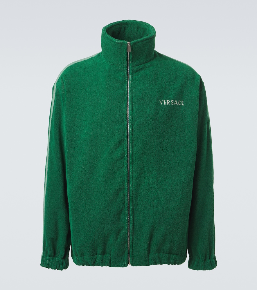 Versace Versace Medusa jacquard cotton terry jacket