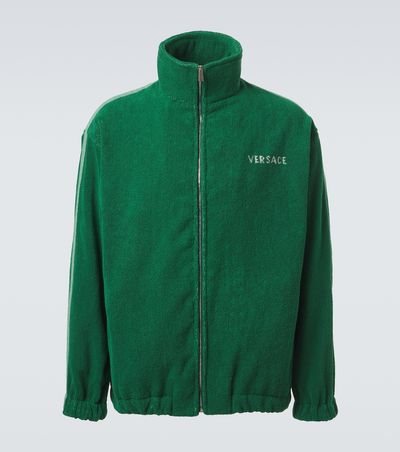 Versace Versace Medusa jacquard cotton terry jacket