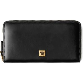 Versace Versace Medusa Leather Zip Around Wallet