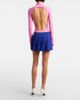Versace Versace Medusa pleated cotton piqué miniskirt - 4