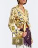 Versace Versace Medusa Small metallic leather clutch - 6