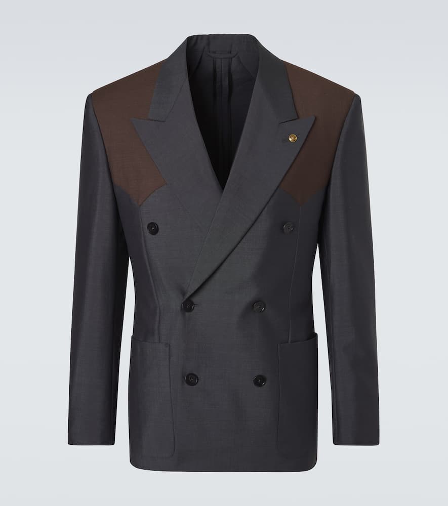 Versace - Medusa wool and mohair blazer