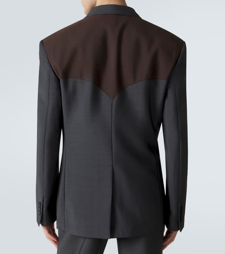 Versace - Medusa wool and mohair blazer