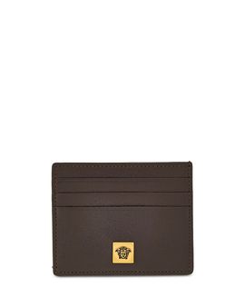 Versace Versace Men's Flat Leather Card Case