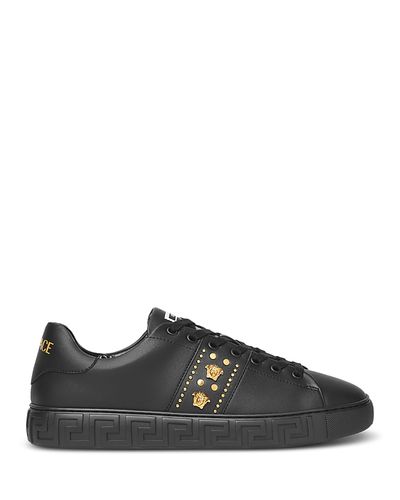 Versace Versace Men's Medusa Stud Low Top Sneakers