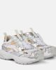 Versace Versace Mercury leather-trimmed sneakers - 1