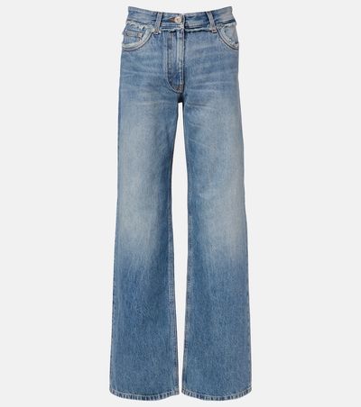 Versace Versace Mid-rise wide-leg jeans