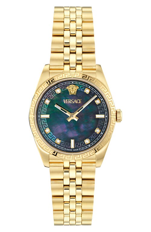 Versace Versace Millenyium Mother-of-Pearl Bracelet Watch, 32mm