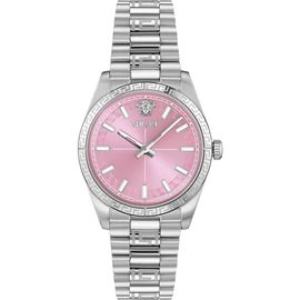 Versace Versace Millenyium Pink Dial Bracelet Watch, 32mm