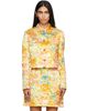 Versace Versace Multicolor Printed Silk Duchesse Jacket - 1