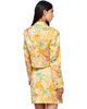 Versace Versace Multicolor Printed Silk Duchesse Jacket - 3