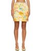 Versace Versace Multicolor Printed Silk Duchesse Miniskirt - 1