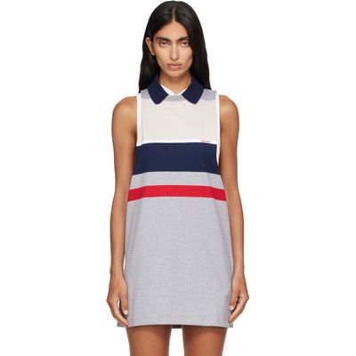Versace Versace Multicolor Striped Cotton-Jersey Minidress
