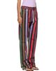 Versace Versace Multicolor Striped Straight Jeans - 2