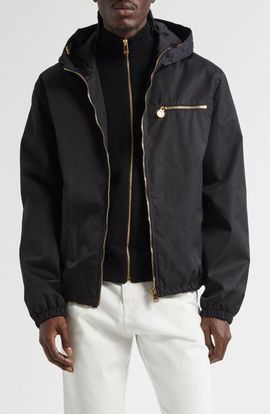 Versace Versace Nylon Twill Hooded Windbreaker