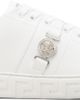 Versace Versace Off-White Greca Faux-Leather Sneakers - 1