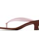 Versace Versace Pink & Brown Sophie Rubber Thong Heeled Sandals - 3