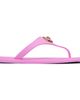 Versace Versace Pink Alia Rubber Flat Sandals - 1
