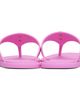 Versace Versace Pink Alia Rubber Flat Sandals - 2