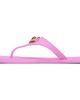 Versace Versace Pink Alia Rubber Flat Sandals - 3