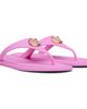 Versace Versace Pink Alia Rubber Flat Sandals - 4