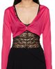 Versace Versace Pink Button Cardigan - 1