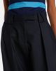 Versace Versace Pinstriped virgin wool shorts - 3