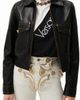 Versace Versace Piuma Lambskin Leather Jacket - 1