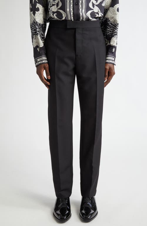 Versace Versace Pleated Wool & Mohair Dress Pants