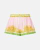 Versace Versace Printed cotton and silk voile shorts - 1